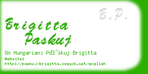 brigitta paskuj business card